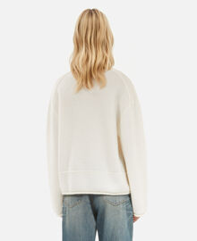 The Kooples FEMME ECRU pull en laine et mohair écru