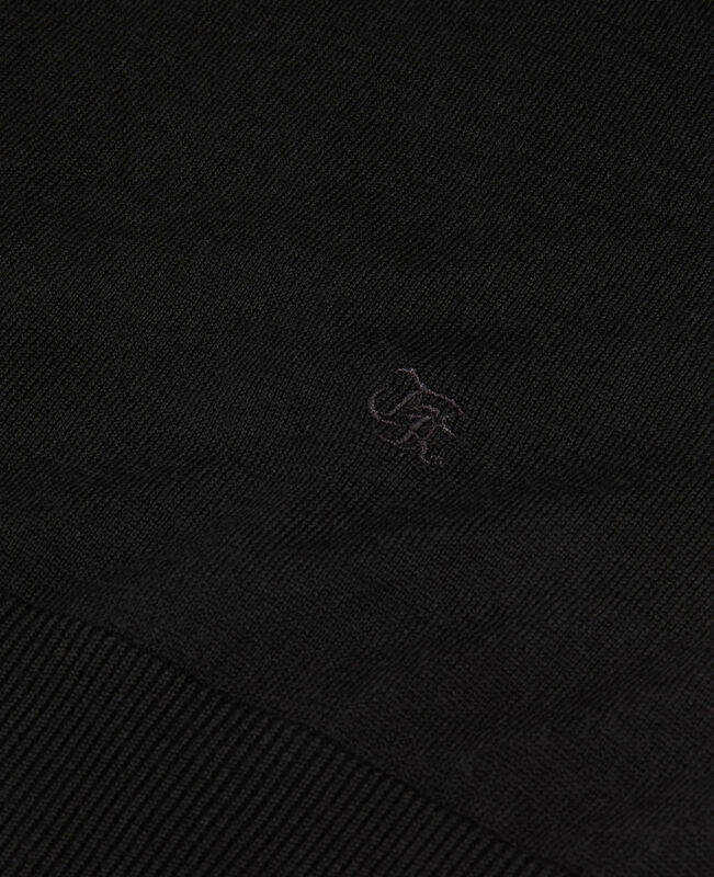 The Kooples HOMME BLACK pull en laine noire