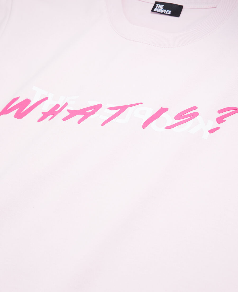 The Kooples WOMEN PALE PINK women's pink what is t-shirt