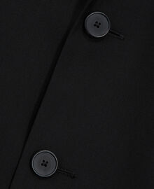 The Kooples HOMME BLACK veste de costume en laine noire coupe tailleur ajustée