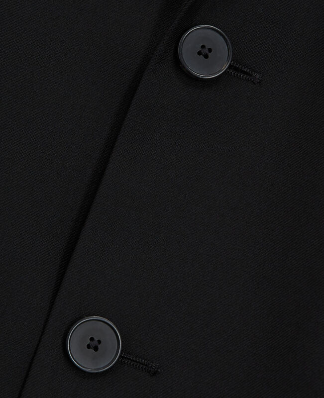 The Kooples HOMME BLACK veste de costume en laine noire coupe tailleur ajustée