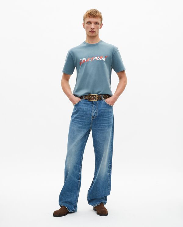 The Kooples HOMME BLUE GREY t-shirt what is bleu