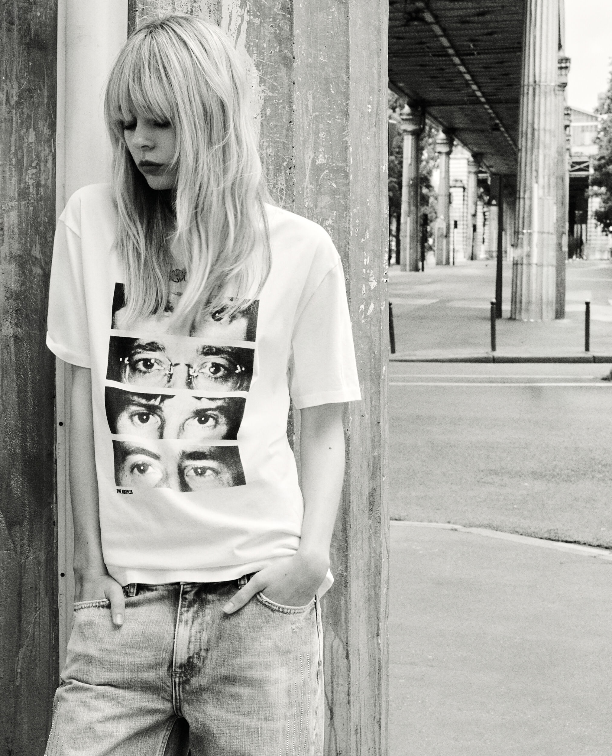 T-shirt mixte The Doors X The Kooples écru, ECRU, hi-res image number null