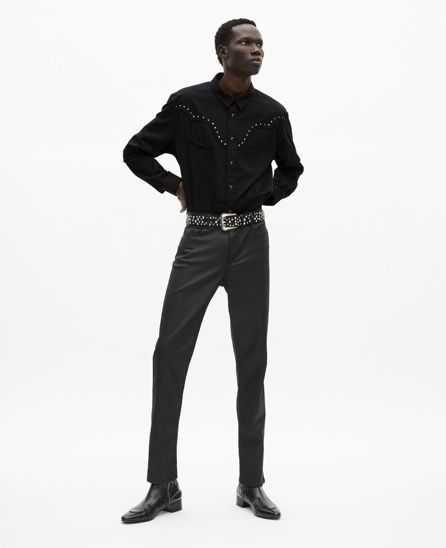 The Kooples MEN BLACK black western shirt