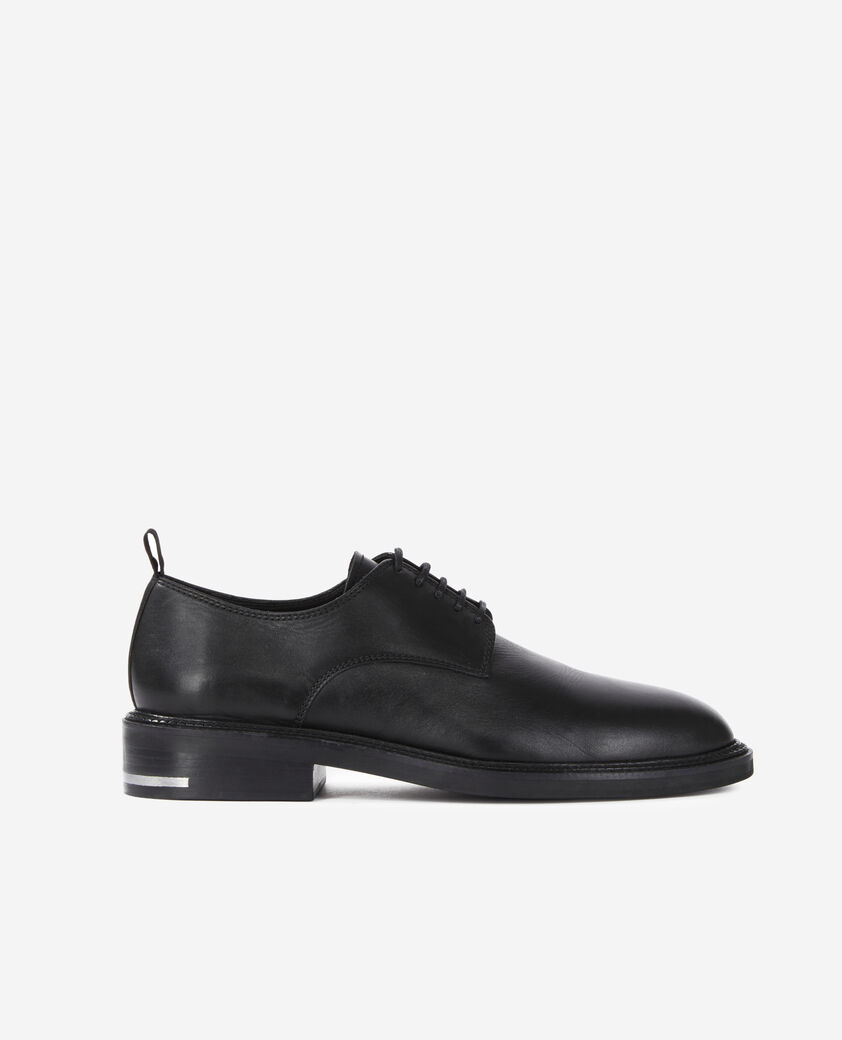 The Kooples HOMME BLACK chaussures à lacets en cuir noires