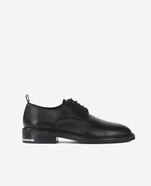 The Kooples HOMME BLACK chaussures à lacets en cuir noires