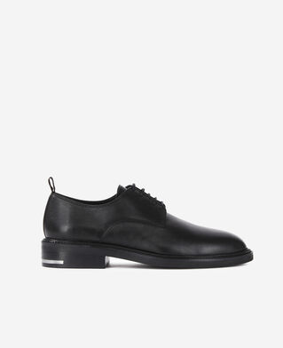 The Kooples HOMME BLACK chaussures à lacets en cuir noires
