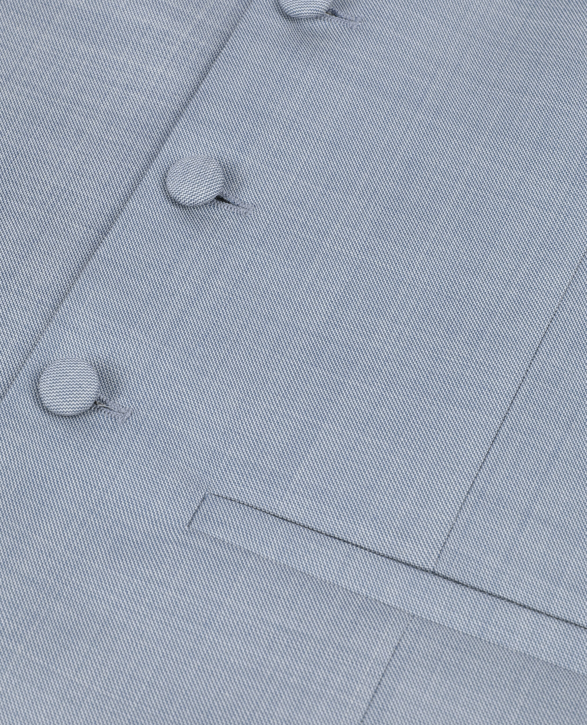 Gilet de costume en laine coupe ajustée bleu clair, BLUE, hi-res image number null
