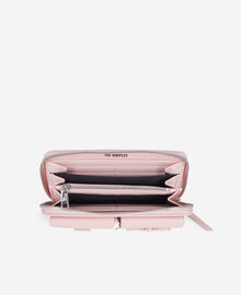 The Kooples FEMME PINK portefeuille amelia en cuir rose