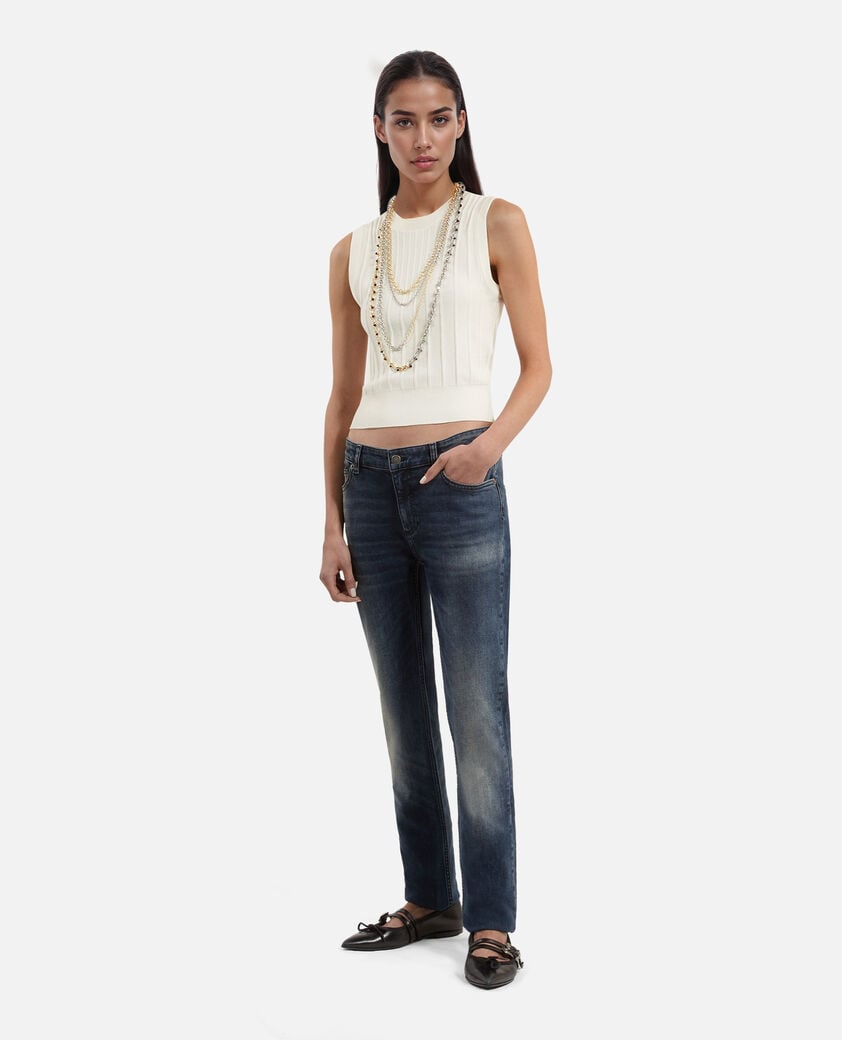 The Kooples DAMEN WHITE weißes strickoberteil