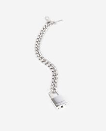 The Kooples FEMME SILVER bijou de sac chaîne cadenas et clé argenté