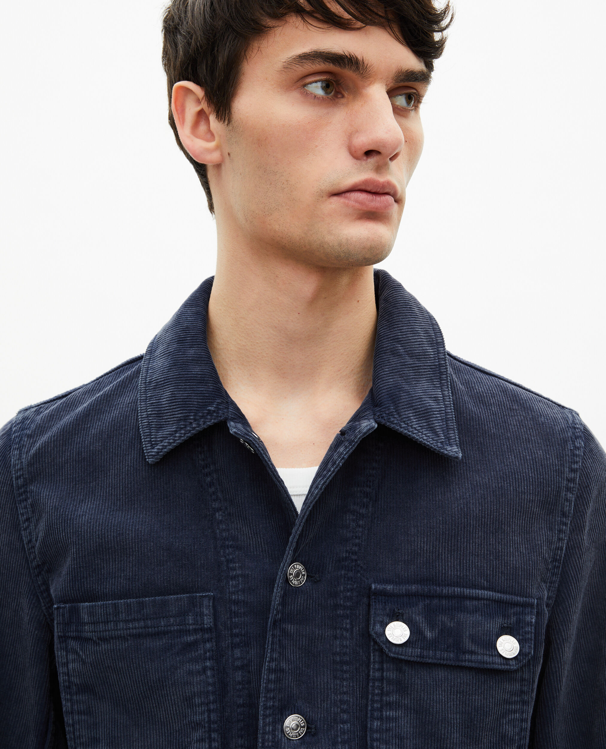 Veste en coton bleu marine, DARK NAVY, hi-res image number null