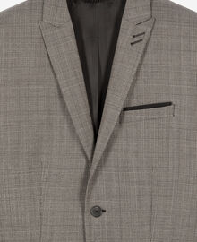 The Kooples HOMME BEIGE MELANGE veste de costume en laine prince de galles beige