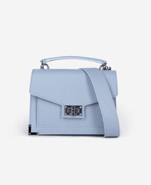 The Kooples FEMME BLUE sac emily small en cuir grainé bleu