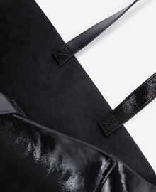 The Kooples FEMME BLACK sac cabas effet cuir noir