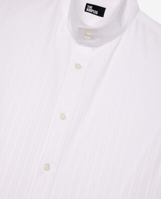 The Kooples MEN WHITE white striped formal shirt