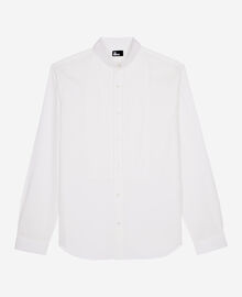 The Kooples HOMME WHITE chemise formelle col officier blanche