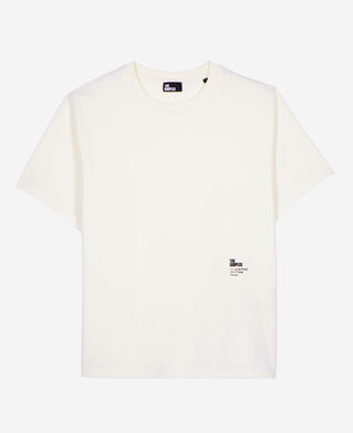 The Kooples FEMME ECRU t-shirt avec sérigraphie écru