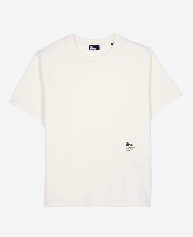 The Kooples FEMME ECRU t-shirt avec sérigraphie écru