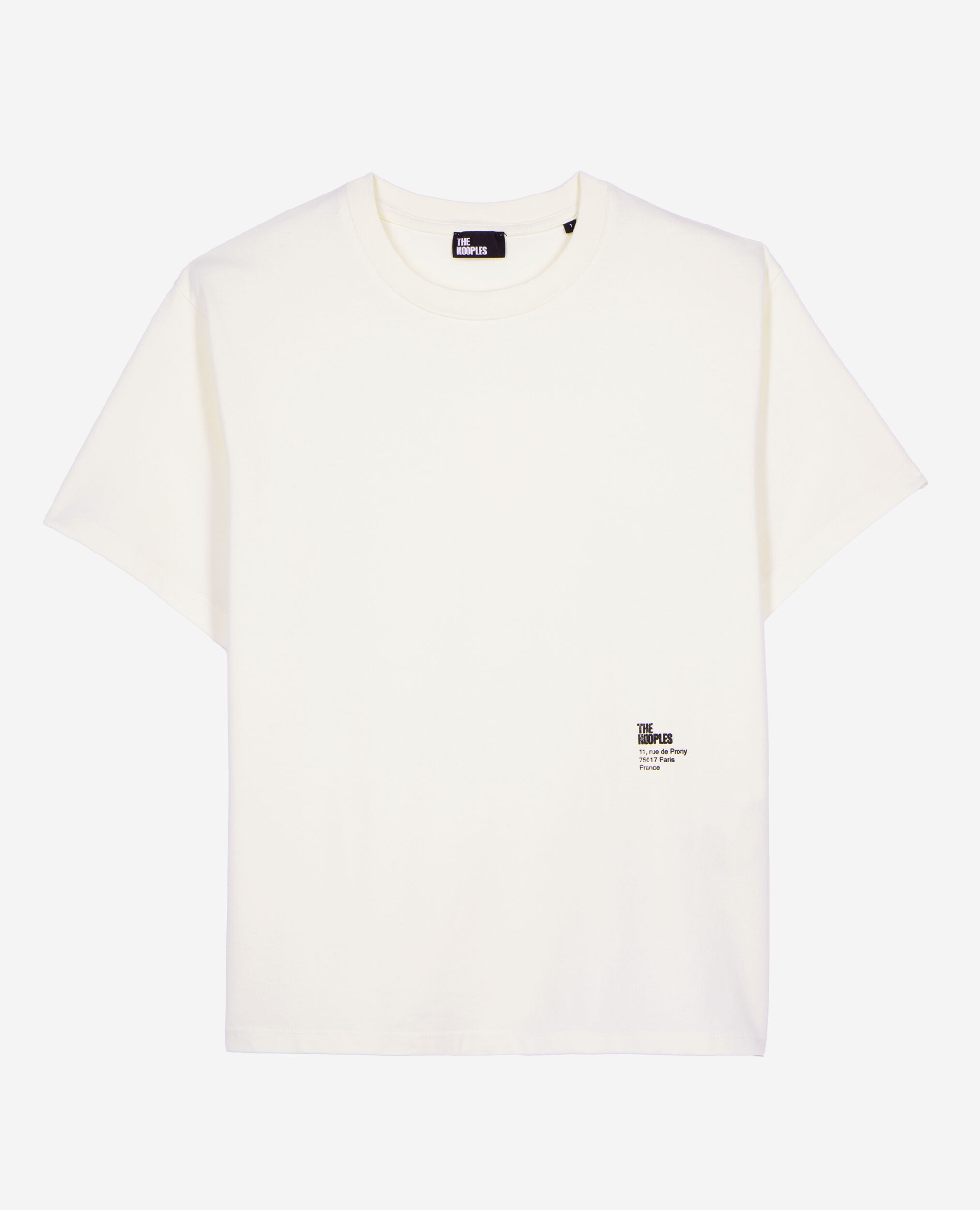 T-shirt avec sérigraphie écru, ECRU, hi-res image number null