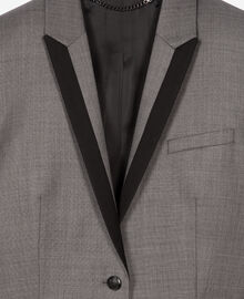 The Kooples FEMME DARK GREY veste tailleur droite grise