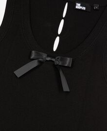 The Kooples FEMME BLACK top en maille noir