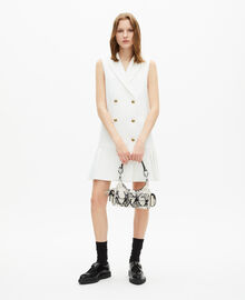 The Kooples FEMME WHITE robe tailleur courte écrue