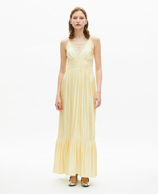 The Kooples WOMEN YELLOW long yellow dress