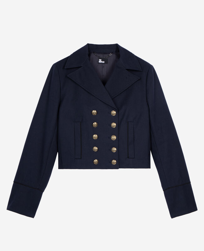 The Kooples FEMME NAVY blouson bleu marine
