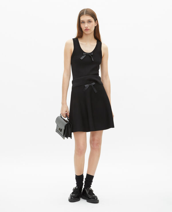 The Kooples FEMME BLACK top en maille noir