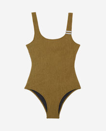 The Kooples FEMME KAKI maillot de bain the kooples x luz une pièce bretelles kaki