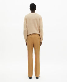 The Kooples HOMME CAMEL pantalon évasé camel
