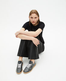 The Kooples FEMME BLACK sneakers basses the kooples x hidn-ander noires 