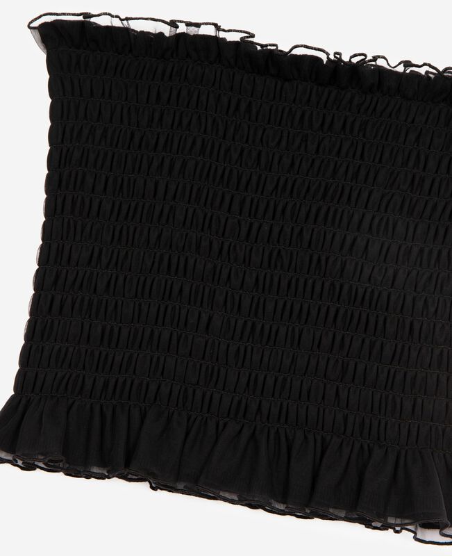 The Kooples FEMME BLACK top bustier smoké noir