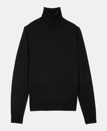 The Kooples HOMME BLACK pull en laine noire