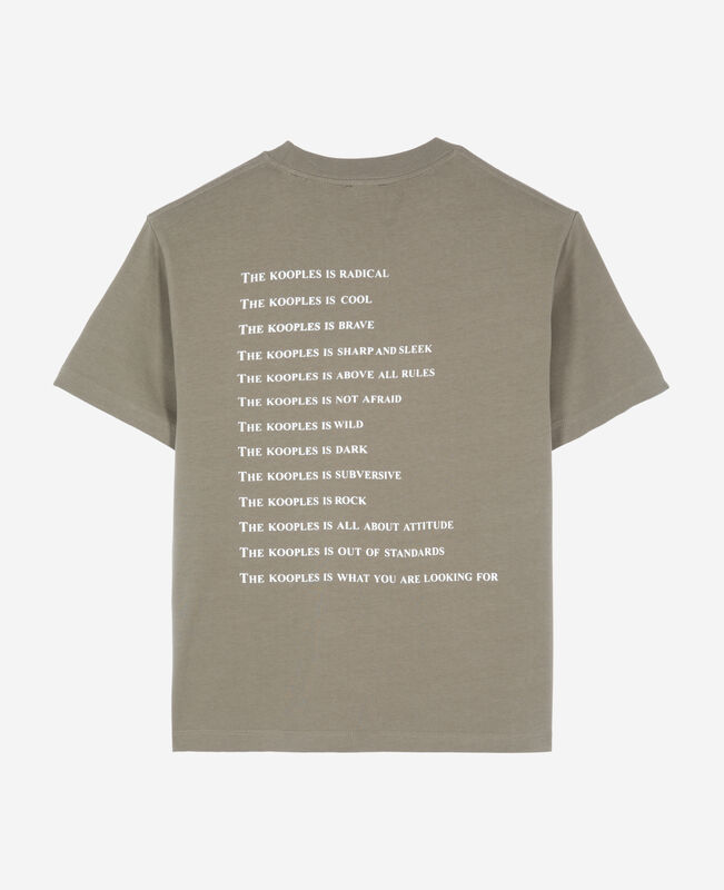 The Kooples FEMME OLIVE KAKI t-shirt what is kaki