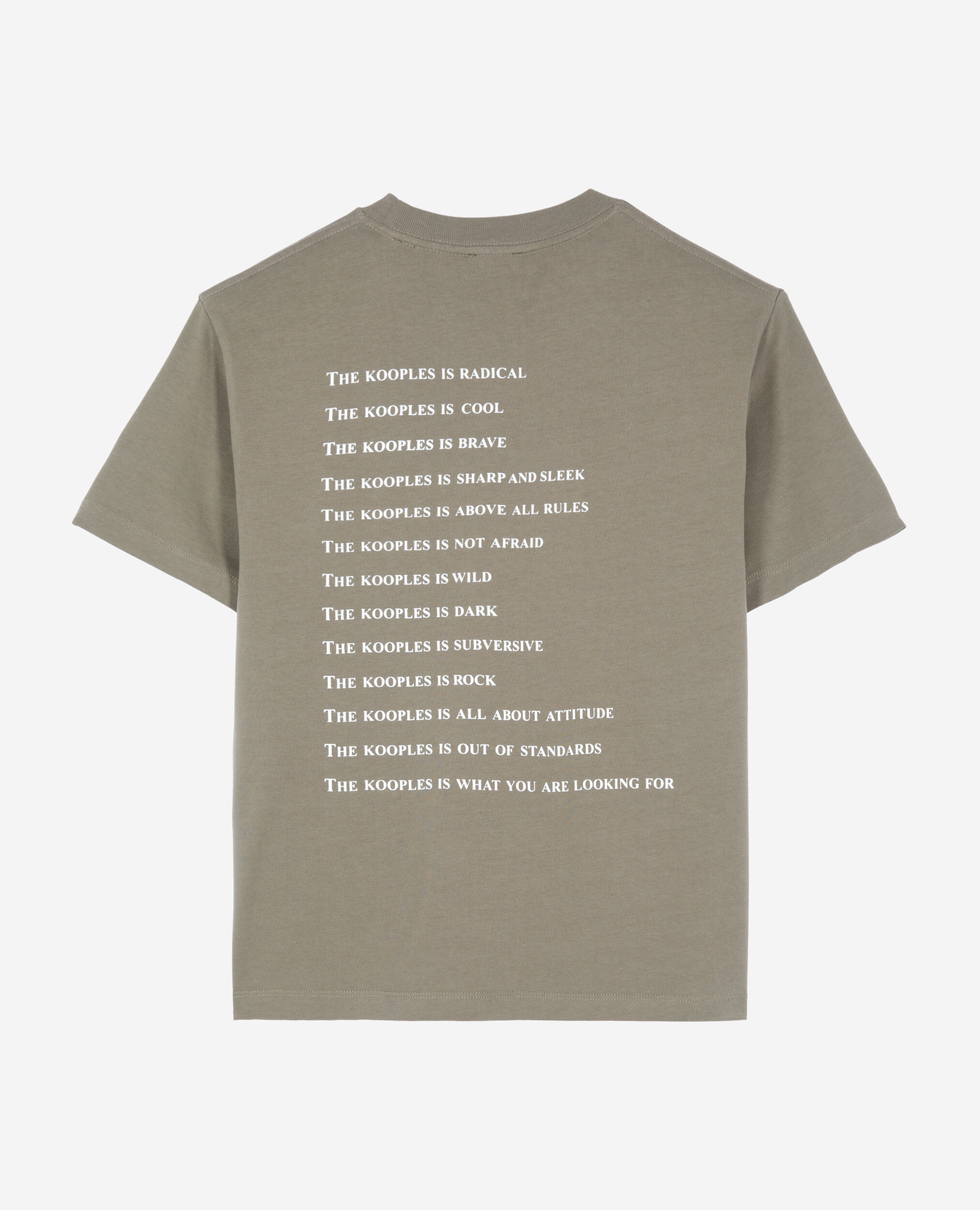 T-shirt What is kaki, OLIVE KAKI, hi-res image number null