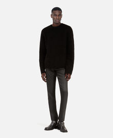 The Kooples HOMME BLACK STONE pull en laine et mohair noir