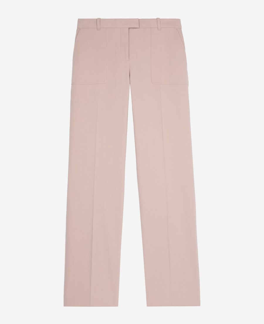 The Kooples FEMME LILA pantalon large rose clair