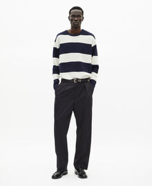 The Kooples HOMME BLACK pantalon à pinces noir
