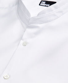 The Kooples HOMME WHITE chemise col officier blanche