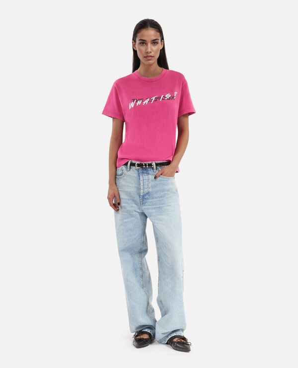 The Kooples FEMME FUSHIA t-shirt what is rose