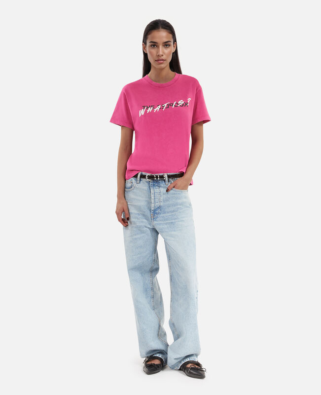 The Kooples FEMME FUSHIA t-shirt what is rose