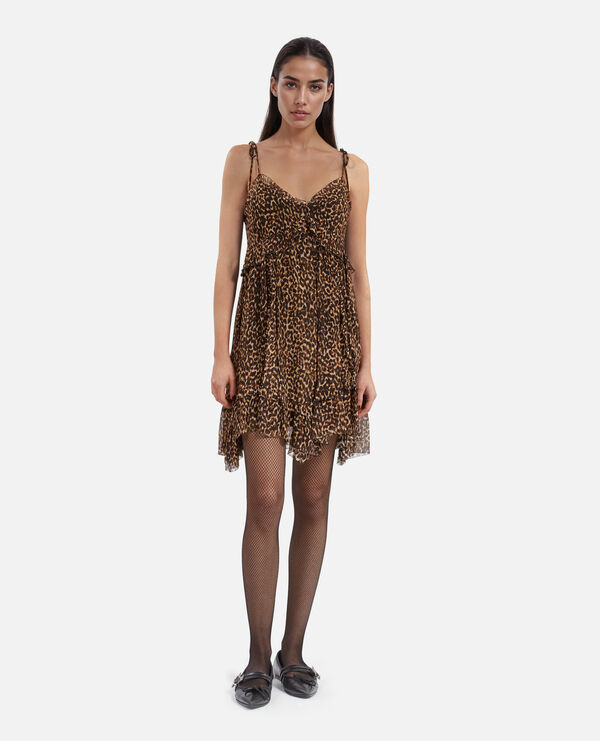 The Kooples FEMME LEOPARD robe courte imprimé léopard