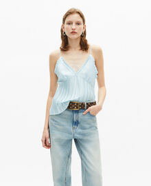 The Kooples FEMME BROWN ceinture en cuir marron