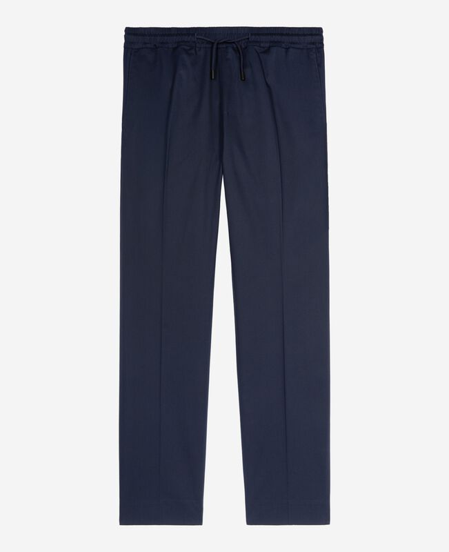The Kooples HOMME NAVY pantalon droit marine