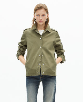 The Kooples WOMEN KAKI khaki jacket