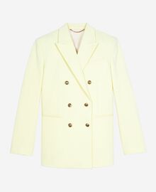 The Kooples FEMME YELLOW veste de tailleur en coton jaune