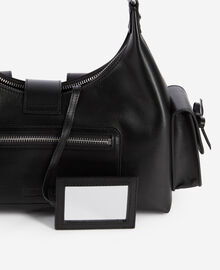 The Kooples FEMME BLACK sac amelia en cuir lisse noir