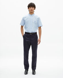 The Kooples HOMME DARK NAVY pantalon ajusté marine